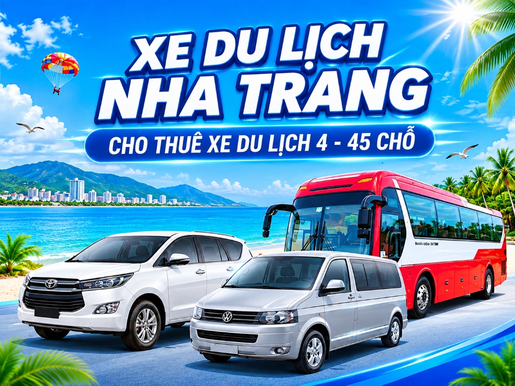 Xe Du Lịch Nha Trang - Đón Tiễn Sân Bay & Khám Phá Nha Trang
